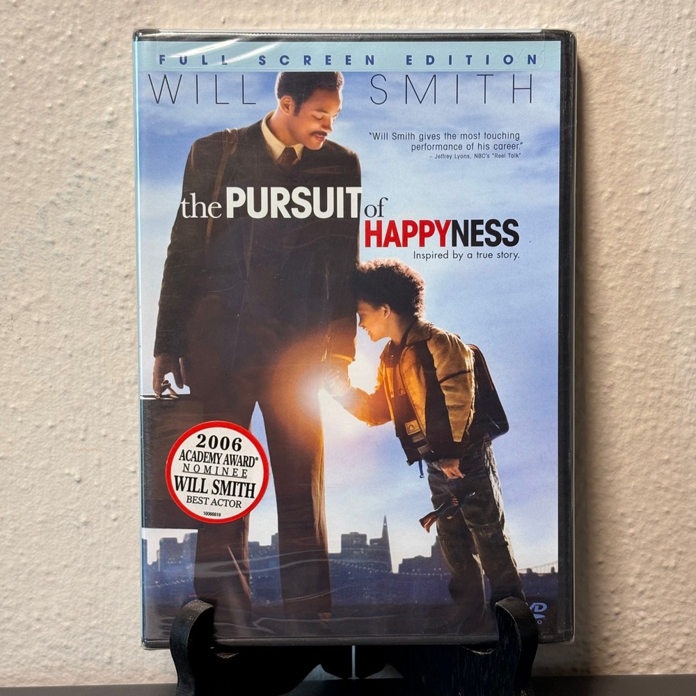 Sony The Pursuit of Happyness DVD Unisex OS Blue New Will Smith Full Screen 2006